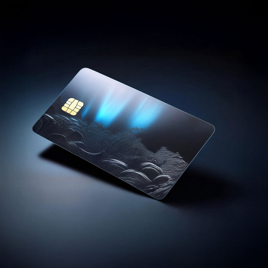 TismVR gift card on dark background.