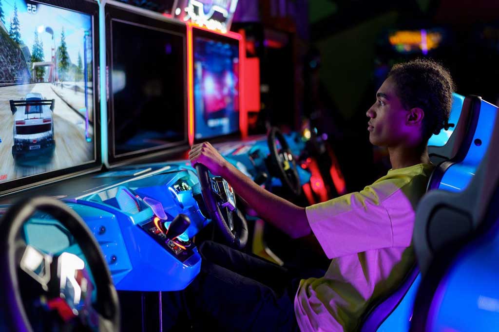 arcade racing machine