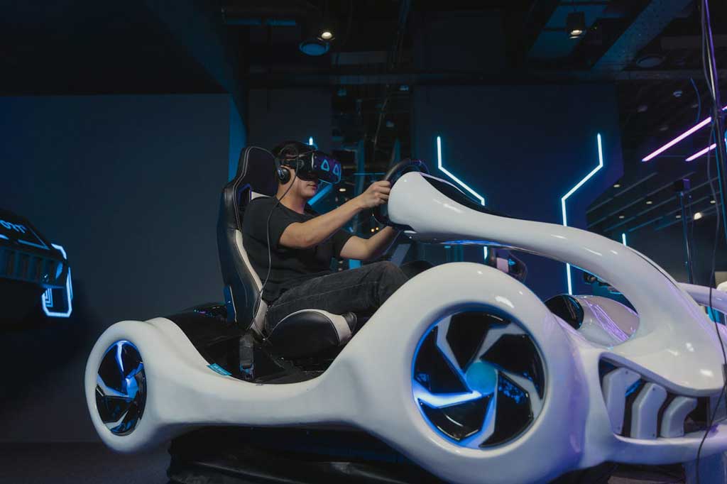vr racing machine