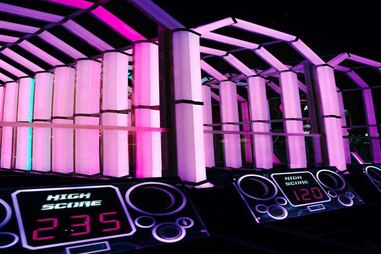 neon beams